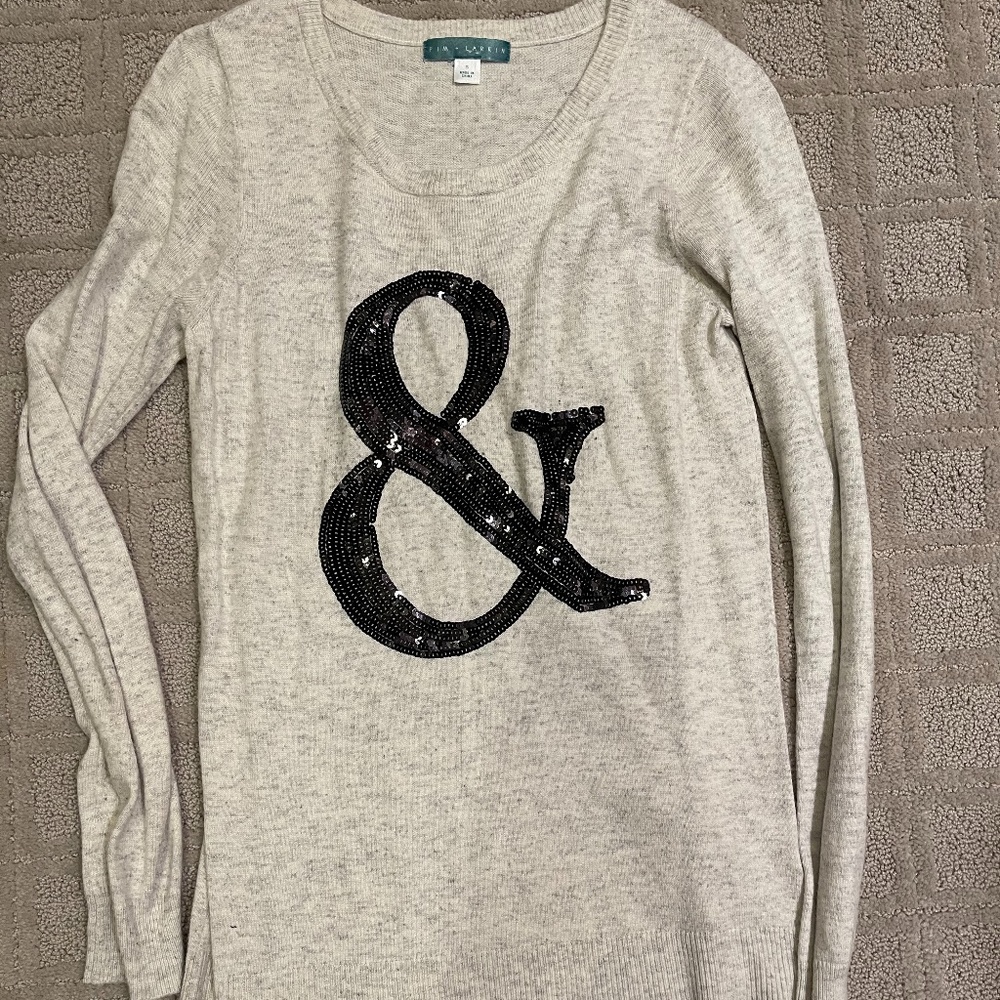 Sequin detail sweater